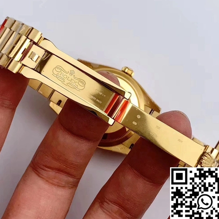 Rolex Yellow Factory Champagne Day-Date Gold M128238-0045 EW Dial 0211